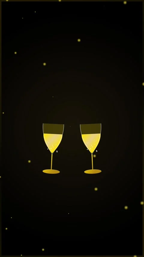 Golden stars twinkle in deep space cosmic background abstract motion Vídeos de archivo 344931550