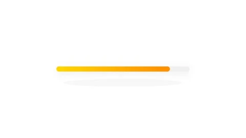 Golden Student Progress Bar Filling with Bouncing Graduation Cap Icon Animati Stock-Footage 346130863