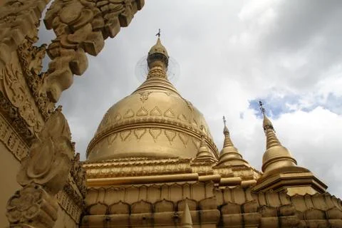 Golden stupa Stock Photos
