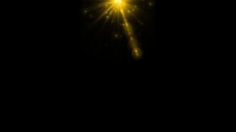 Golden Sun Light Rays Flicker Animation. 库存影片 336107294