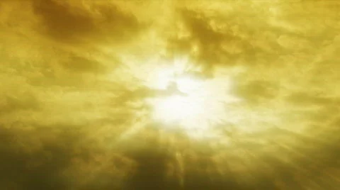 Golden Sunburst Stock Footage 299840