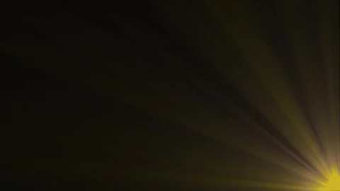 Golden sunburst rays emanating from bottom right corner dark background abs.. Stock Footage 338371795