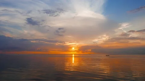 Golden Sunrise  Stock Footage 50582955