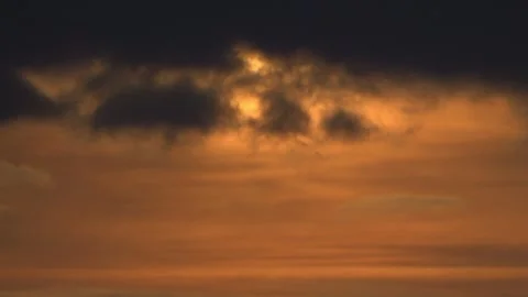 Golden sunset art clouds Stock Footage 145091839