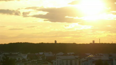 Golden sunset Stock-Footage 417069