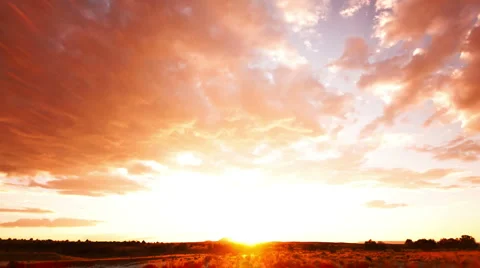 Golden sunset Stock Footage 905422