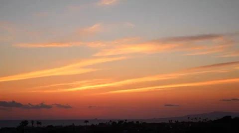 Golden Sunset Stock Footage 2834095