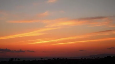 Golden Sunset Stock Footage 2834340