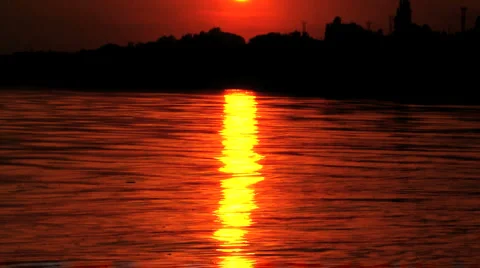 Golden Sunset Stock Footage 5823805