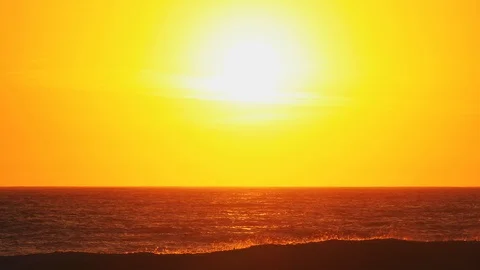 Golden sunset Stock Footage 127154992