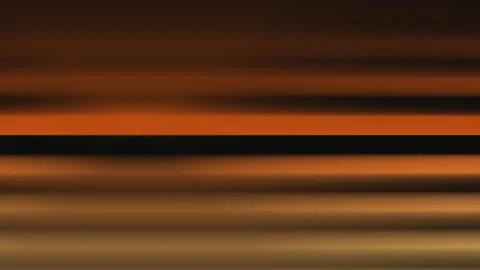 Golden Sunset Horizon With Subtle Light Streaks in Cinematic Motion During Du Stock Footage 341652600