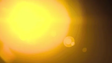 Golden sunset light flare. Warm glow effect Stock Footage 334312722