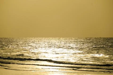 Golden sunset Stock Photos