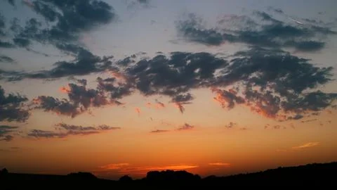 Golden sunset Stock Photos