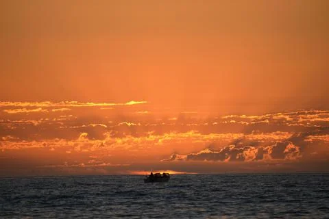 Golden Sunset Stock Photos