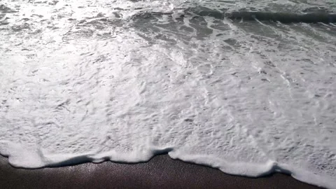 Golden Sunset Rays Over Sandy Shore Stock Footage 307909634