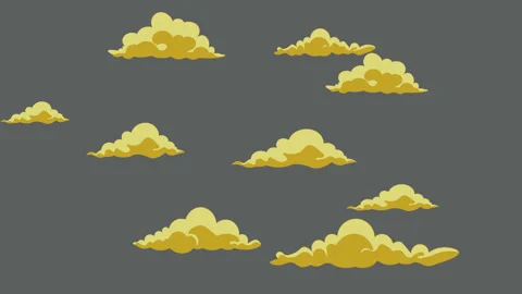 Golden Sunset Sky Stock Footage 310035646