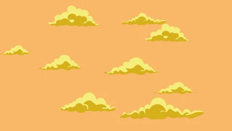 Golden Sunset Sky Stock Footage 310035809