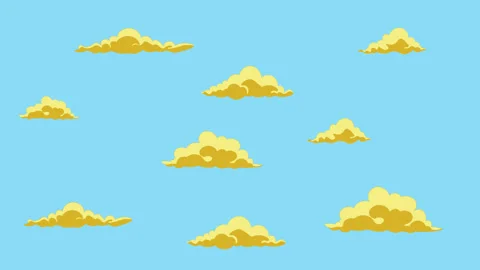 Golden Sunset Sky Stock Footage 310071750