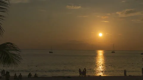 Golden sunset, timelapse Stock Footage 228662181