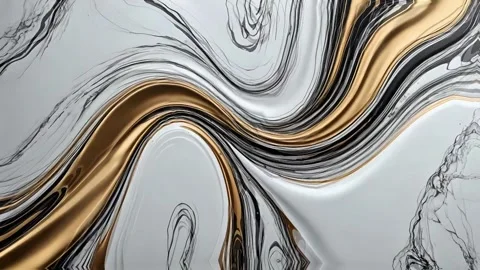 Golden symphony in fluid motion 스톡 동영상 305807858
