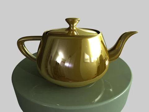 Golden tea Stock Illustration