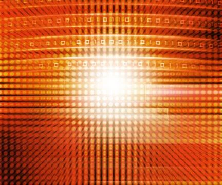 Golden technology abstraction texture Stock Illustration