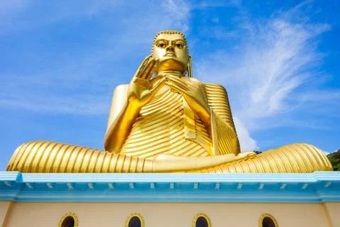 Golden Temple of Dambulla Stock Photos
