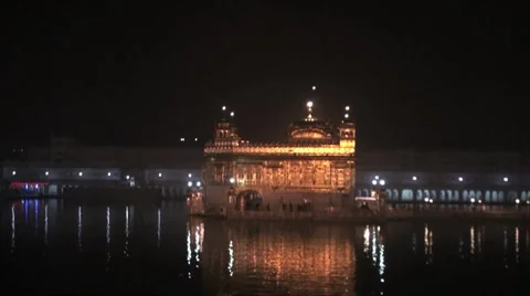 Golden Temple Stock Footage 8567613