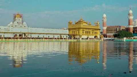 Golden Temple Stock Footage 144307532