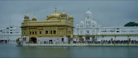 Golden temple Panning Stock Footage 106859501
