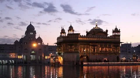 Golden Temple Timelapse-01 Video stock 10801123