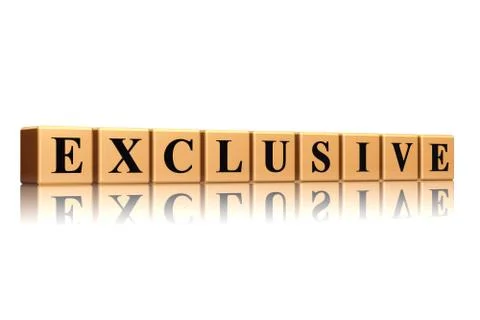 Golden text - exclusive Stock Illustration