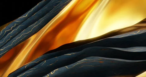 Golden textile layers  Stock Footage 302546065