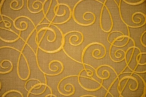 Golden textile pattern Stock Photos