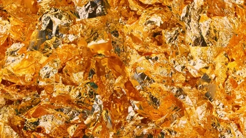 Golden texture background in slow motion. Stock Footage 238895568