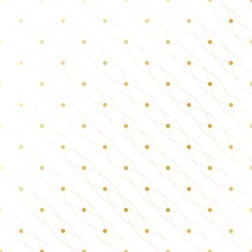 Golden texture. Geometric seamless pattern with connected lines and dots. Lines Stock Illustration