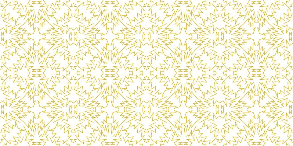 Golden texture. Seamless geometric pattern. Golden background. Vector seamless Stock Illustration