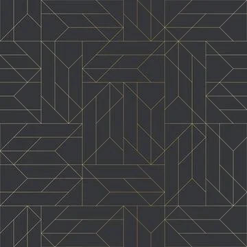 Golden texture. Seamless geometric pattern. Golden background. Vector seamles Stock Illustration