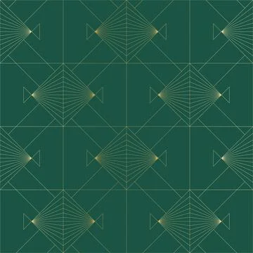 Golden texture. Seamless geometric pattern. Golden background. Vector seamles Stock Illustration
