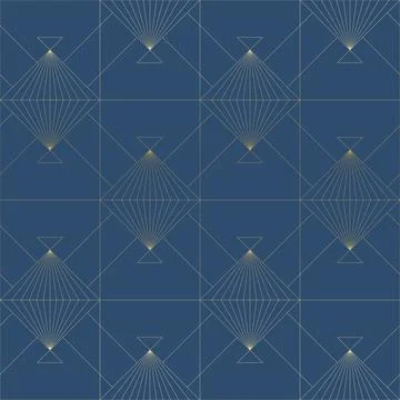 Golden texture. Seamless geometric pattern. Golden background. Vector seamles Stock Illustration