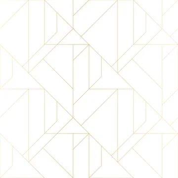 Golden texture. Seamless geometric pattern. Golden background. Vector seamles Stock Illustration