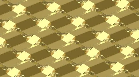 Golden texture with smooth elements. Golden background.  Stock Illustration