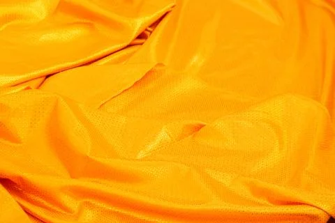 Golden Thai pattern fabric texture for background Stock Photos