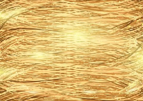 Golden Threads Background Stock Illustration