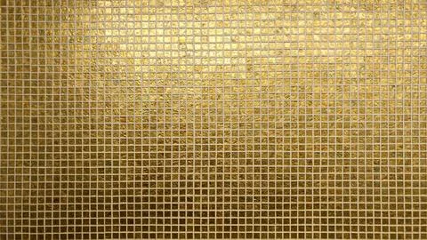 Golden tiles pattern Stock Photos