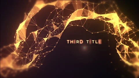 Golden Titles Intro Stock After Effects