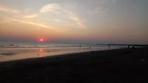 Golden Touch: Captivating Sunset Stock Footage 248887433