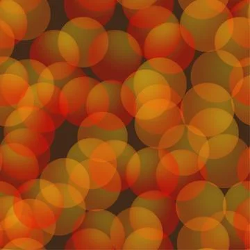 Golden Transparent Balls Seamless Pattern, 3D Illustration Stock Illustration