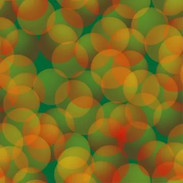 Golden Transparent Balls Seamless Pattern, 3D Illustration Stockillustratie